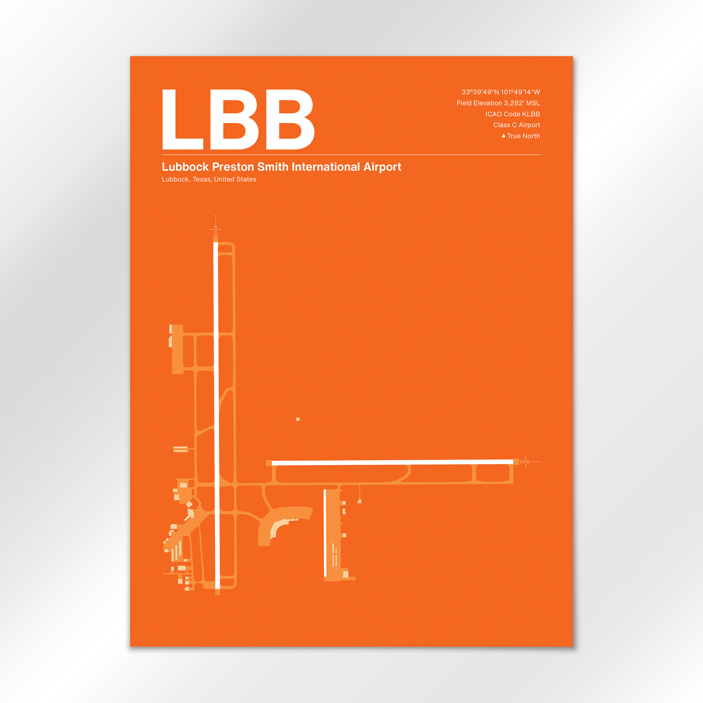 LBB Airport Diagram