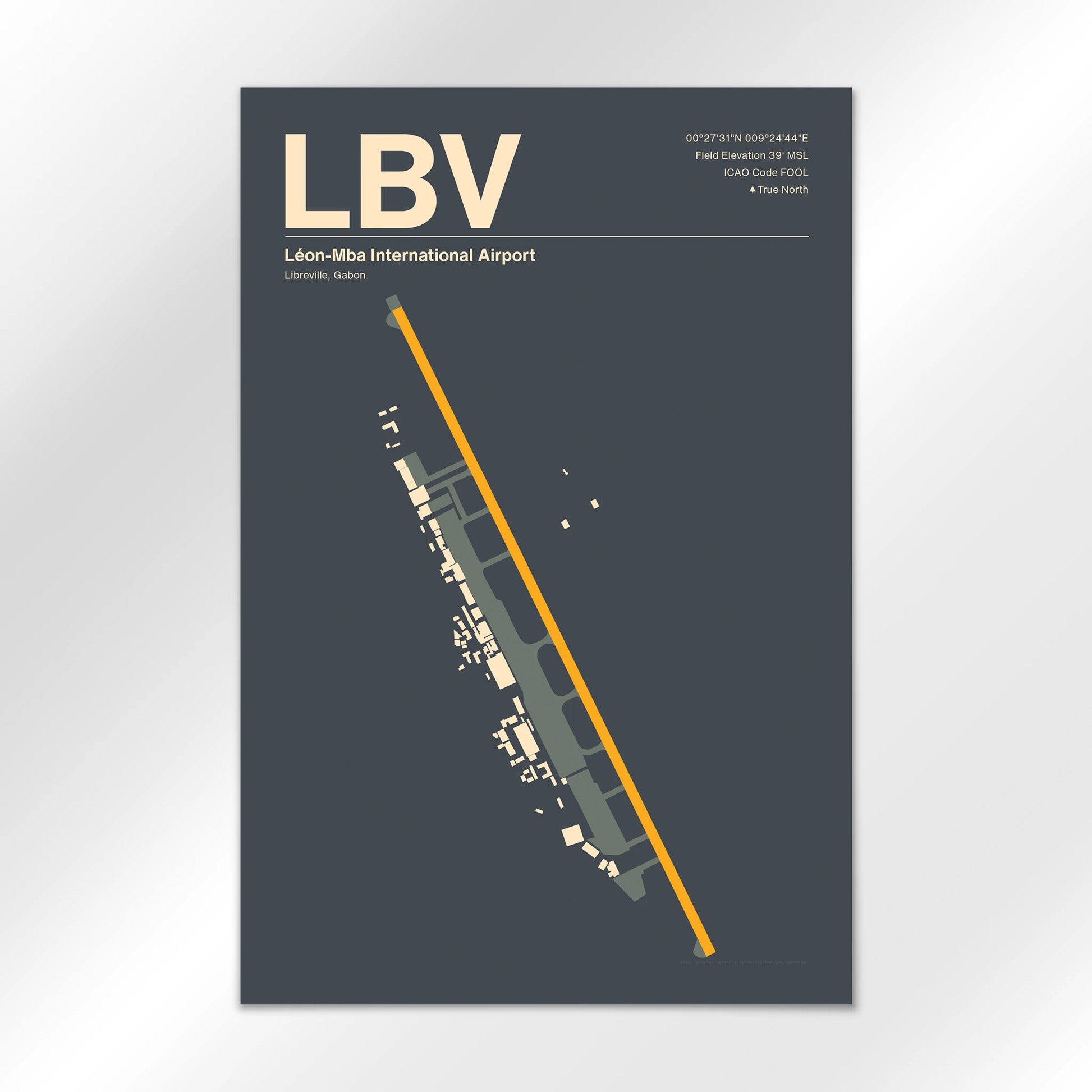 LBV Airport Diagram