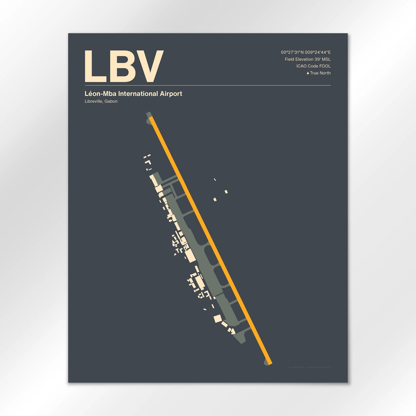 LBV Airport Diagram