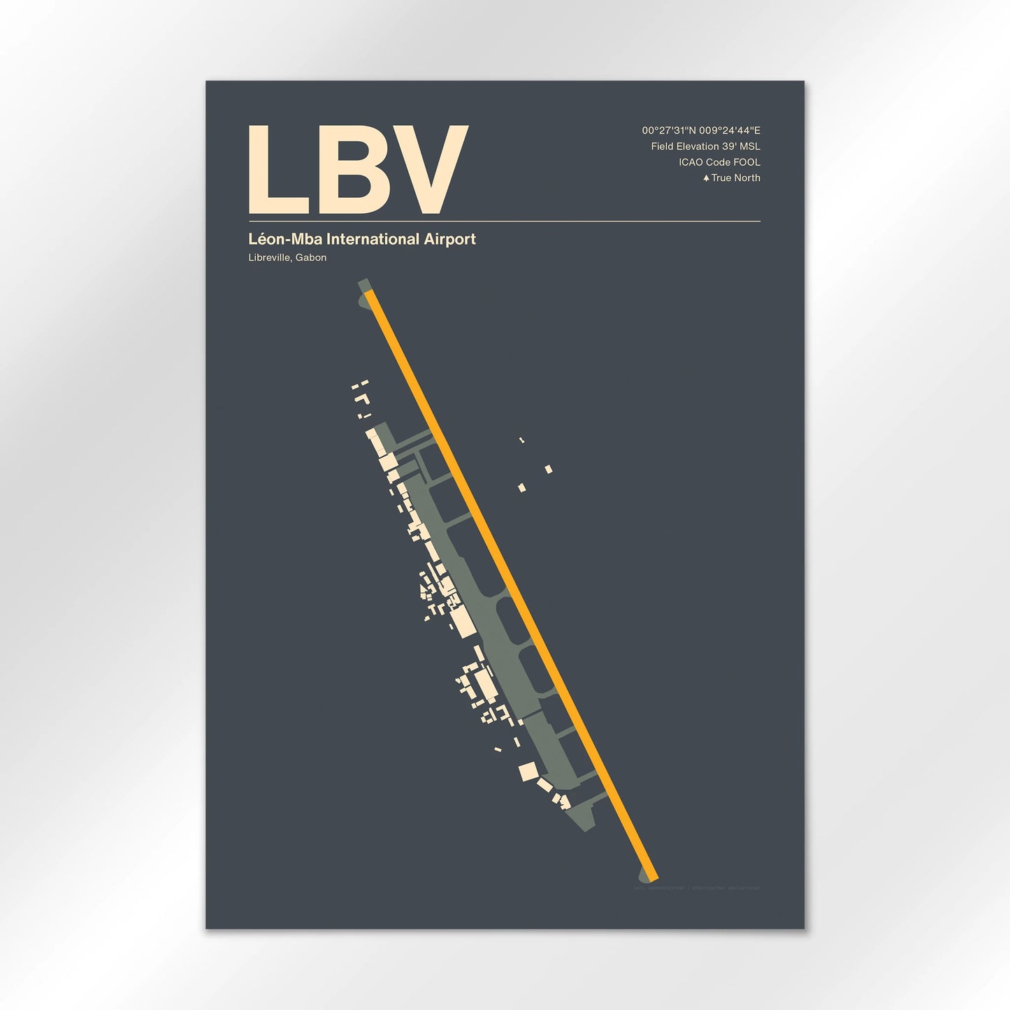 LBV Airport Diagram
