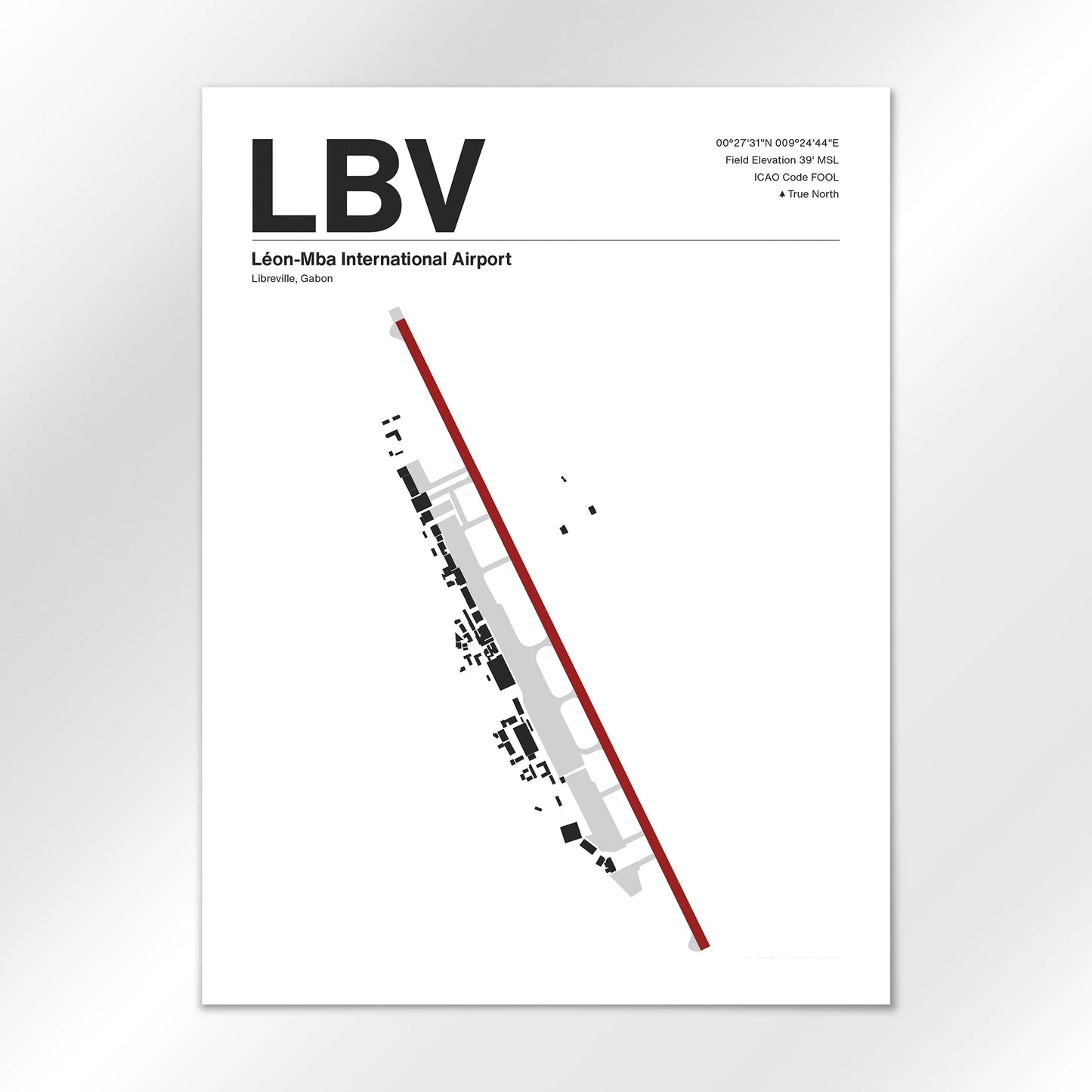 LBV Airport Diagram