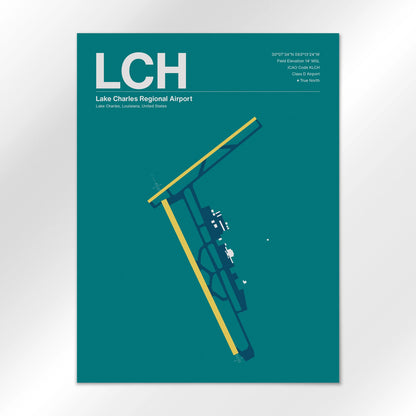LCH Airport Diagram