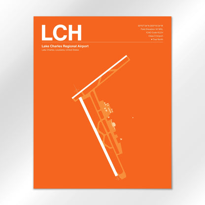LCH Airport Diagram
