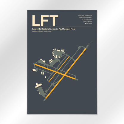 LFT Airport Diagram