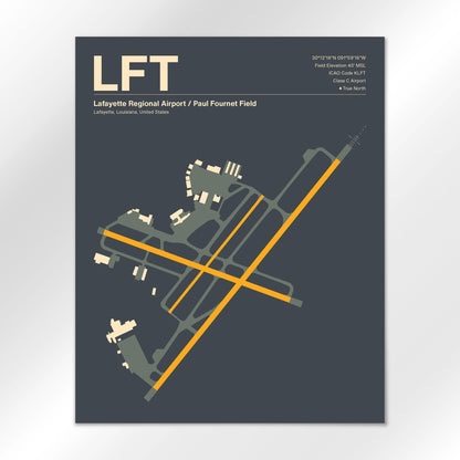 LFT Airport Diagram