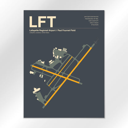 LFT Airport Diagram