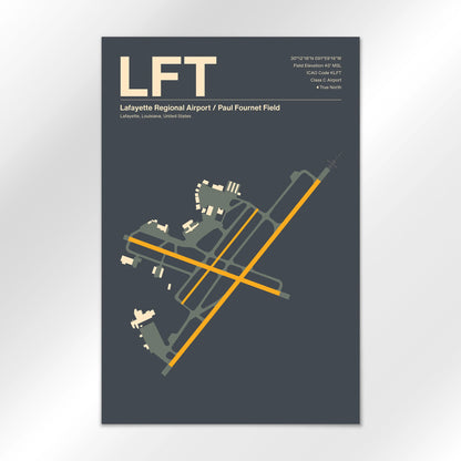 LFT Airport Diagram