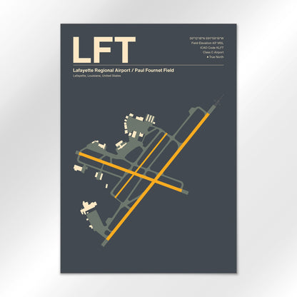 LFT Airport Diagram