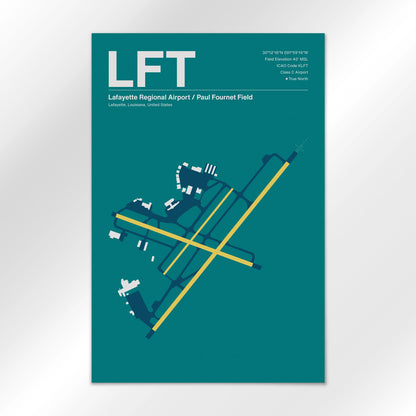 LFT Airport Diagram