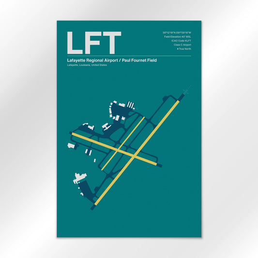 LFT Airport Diagram