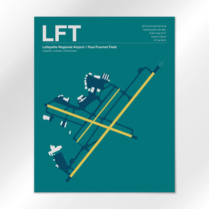 LFT Airport Diagram