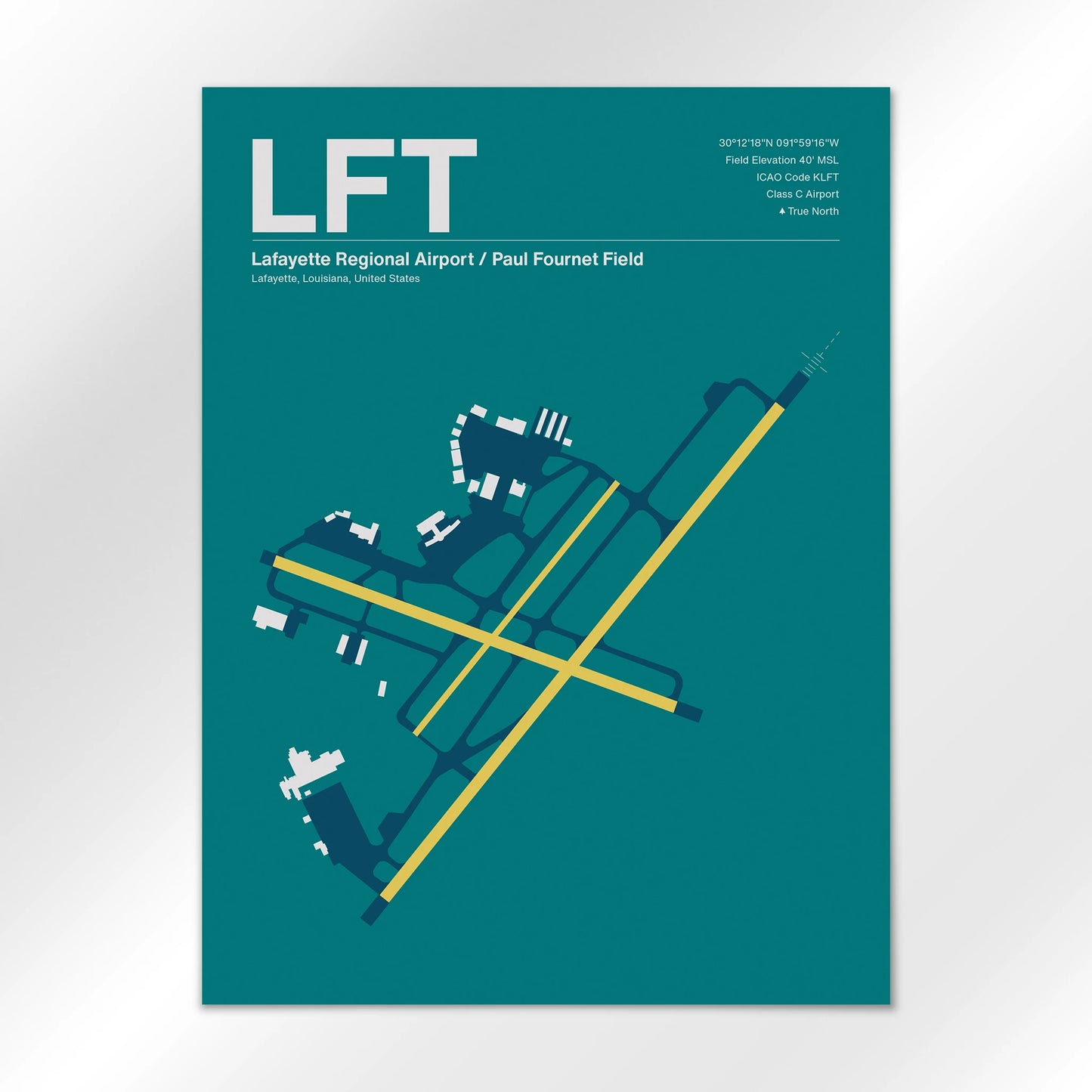 LFT Airport Diagram