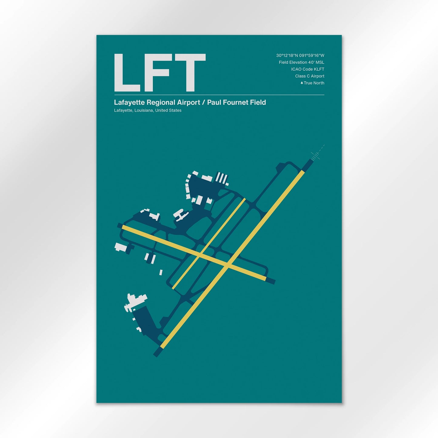 LFT Airport Diagram