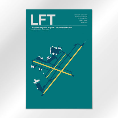 LFT Airport Diagram
