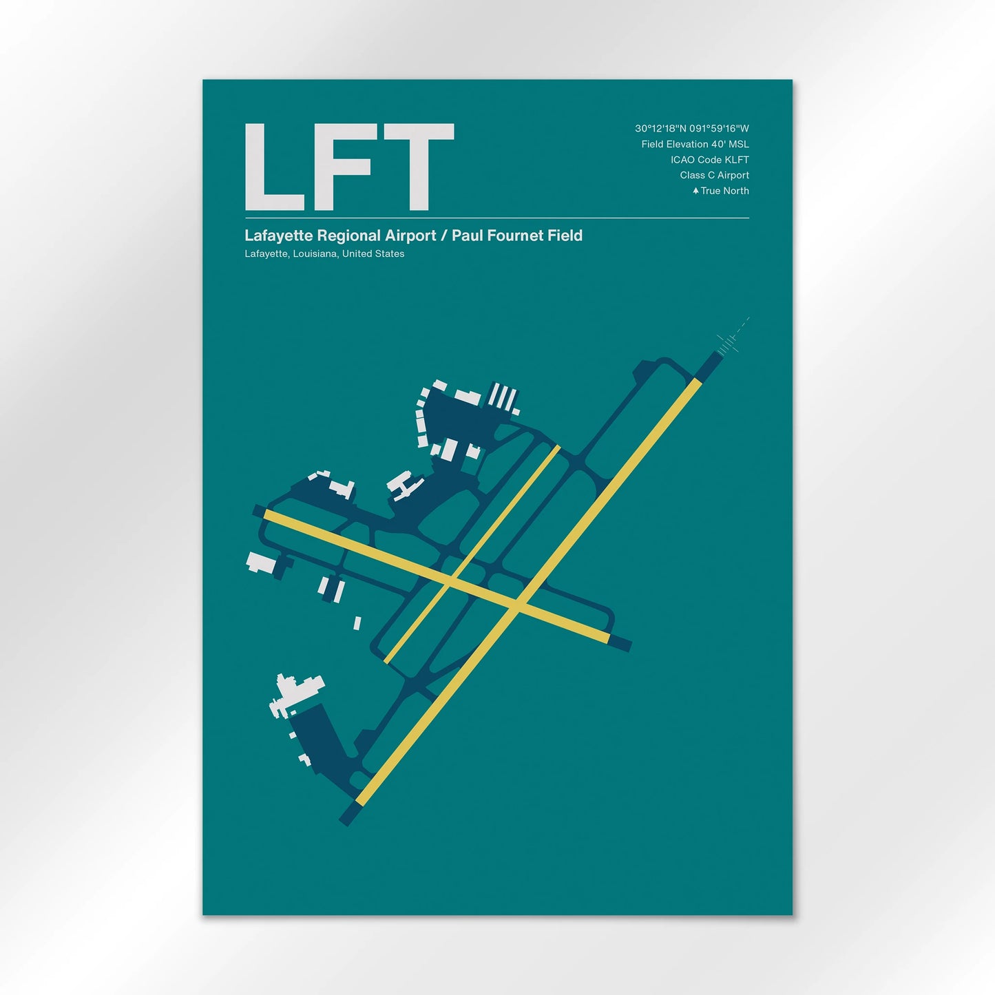 LFT Airport Diagram