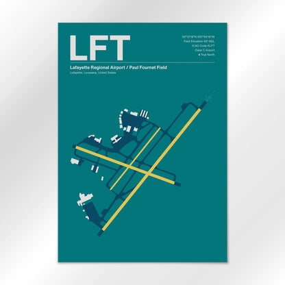 LFT Airport Diagram