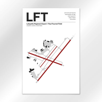 LFT Airport Diagram
