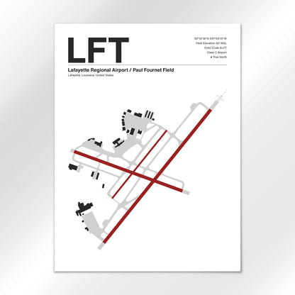 LFT Airport Diagram