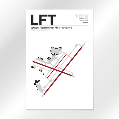 LFT Airport Diagram