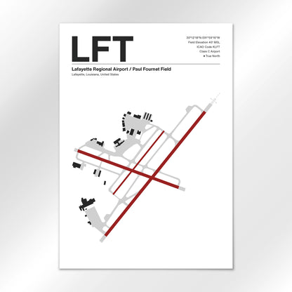 LFT Airport Diagram