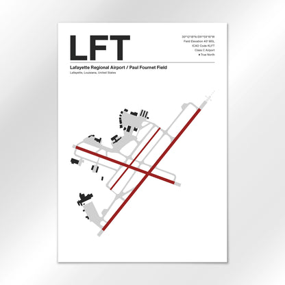 LFT Airport Diagram