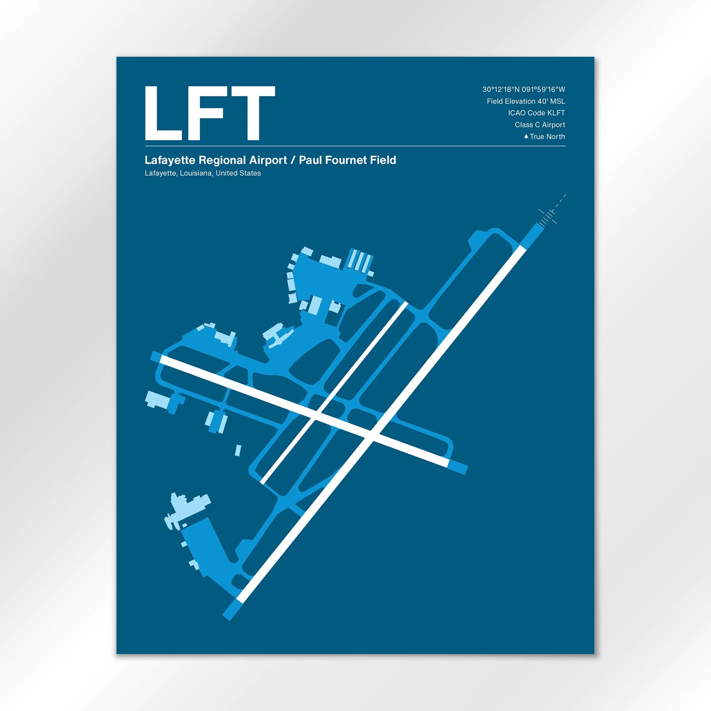 LFT Airport Diagram