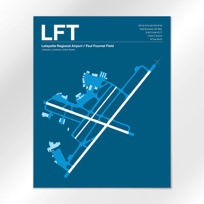 LFT Airport Diagram