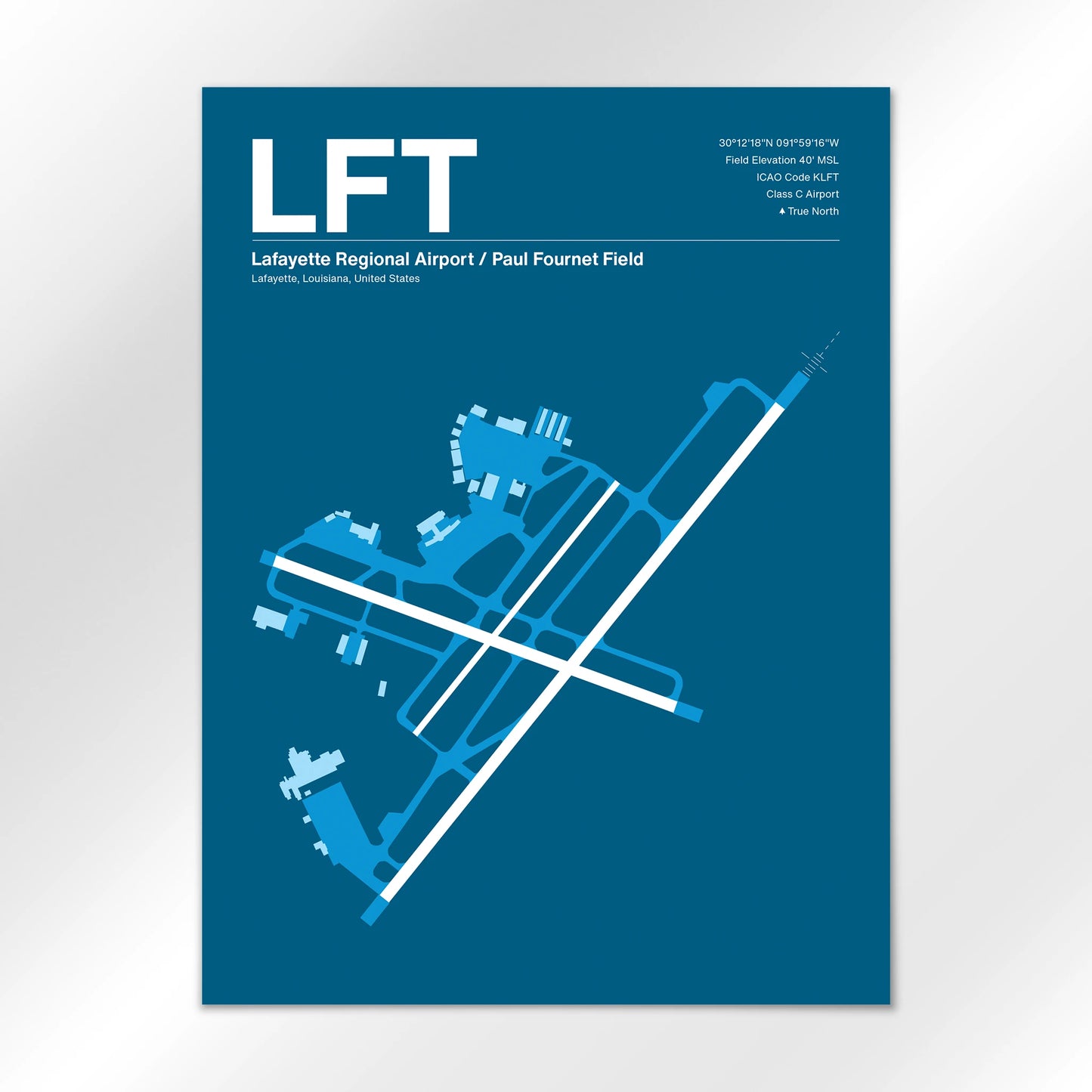 LFT Airport Diagram