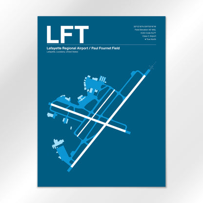 LFT Airport Diagram