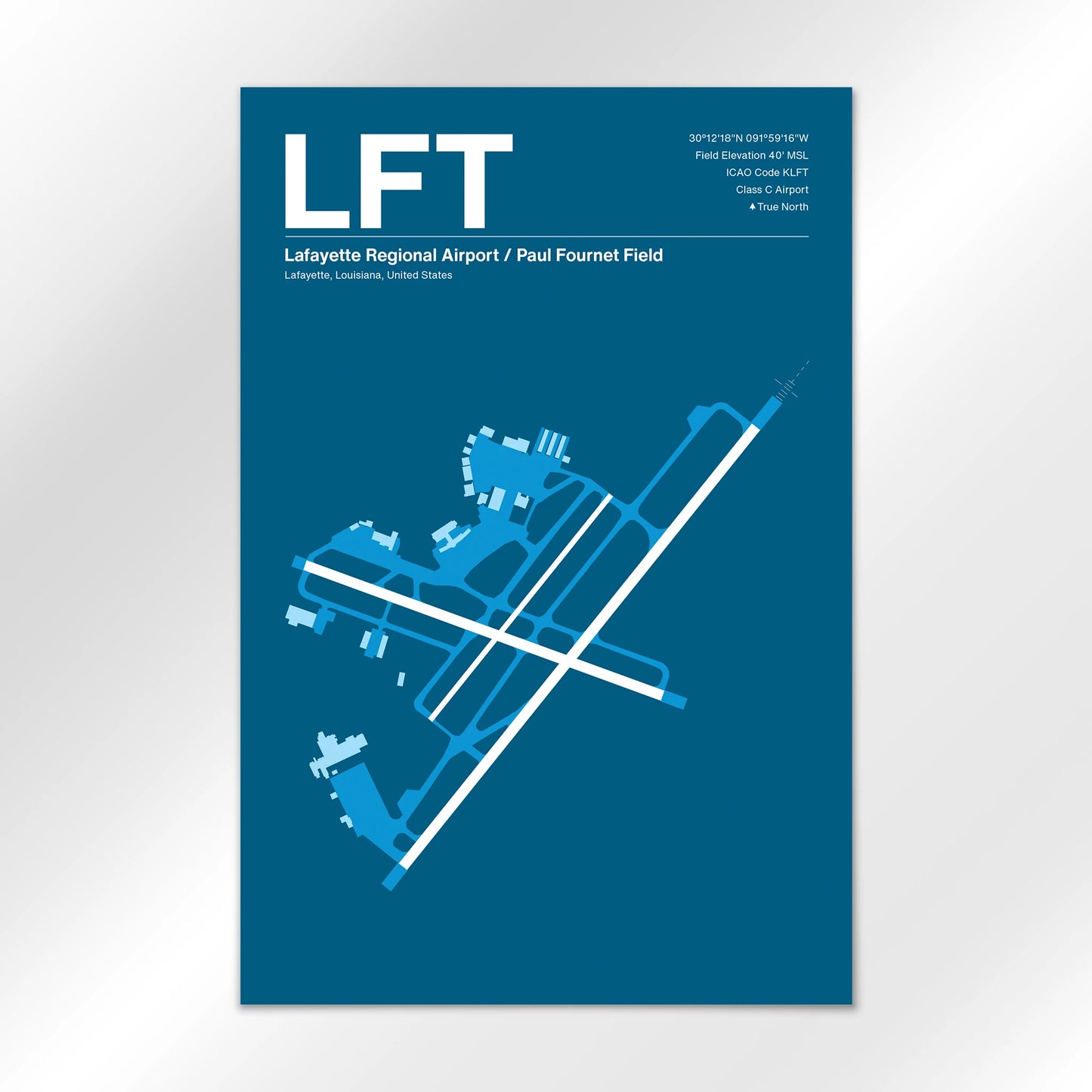 LFT Airport Diagram