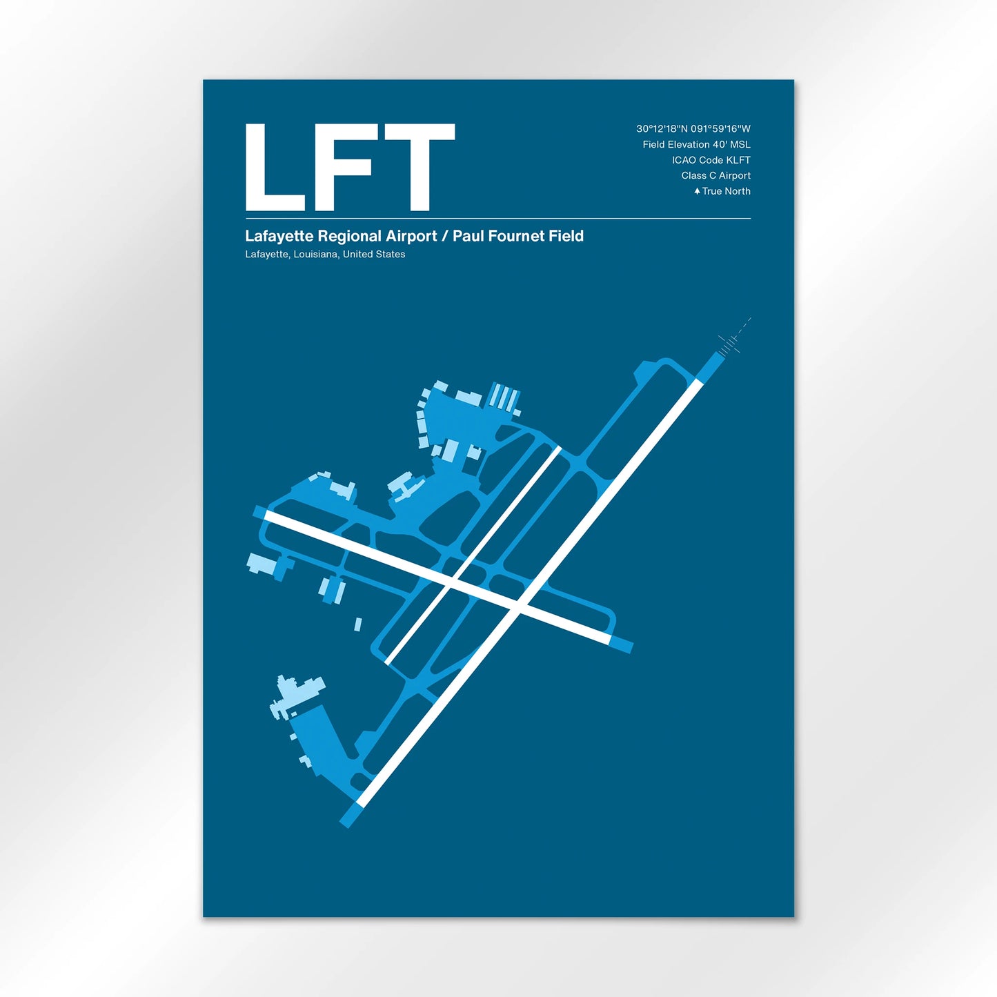 LFT Airport Diagram