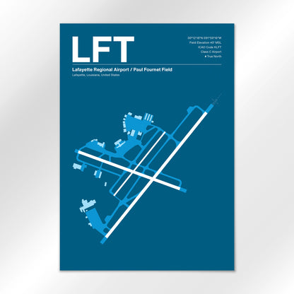 LFT Airport Diagram