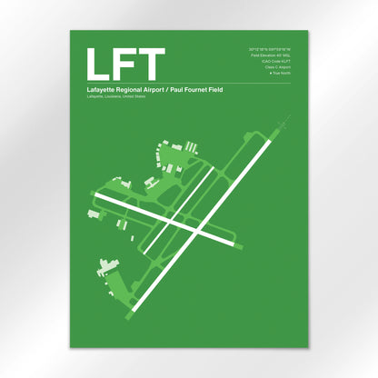 LFT Airport Diagram