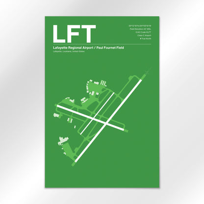 LFT Airport Diagram