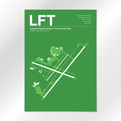 LFT Airport Diagram