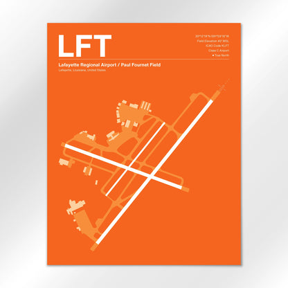 LFT Airport Diagram