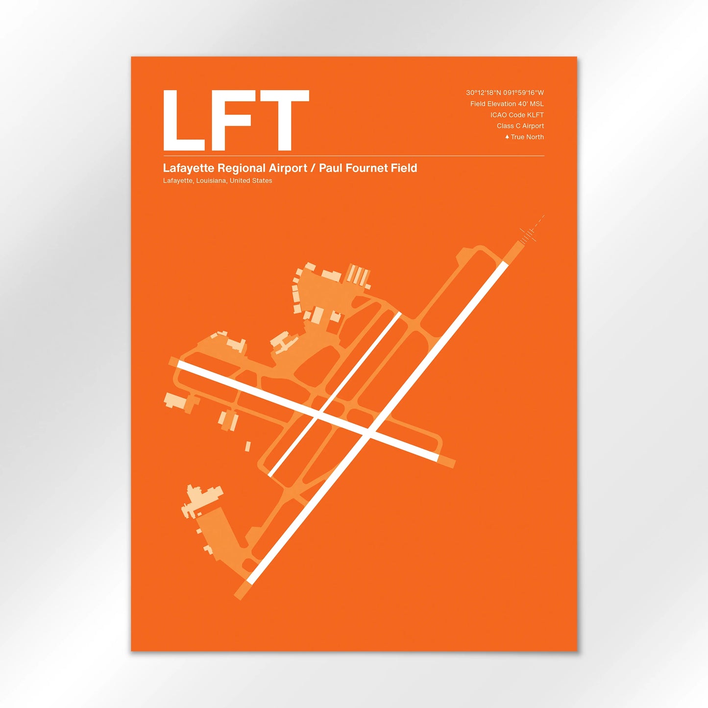 LFT Airport Diagram