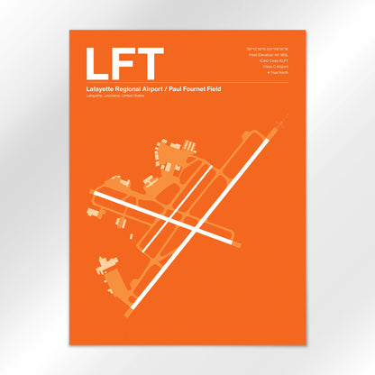 LFT Airport Diagram