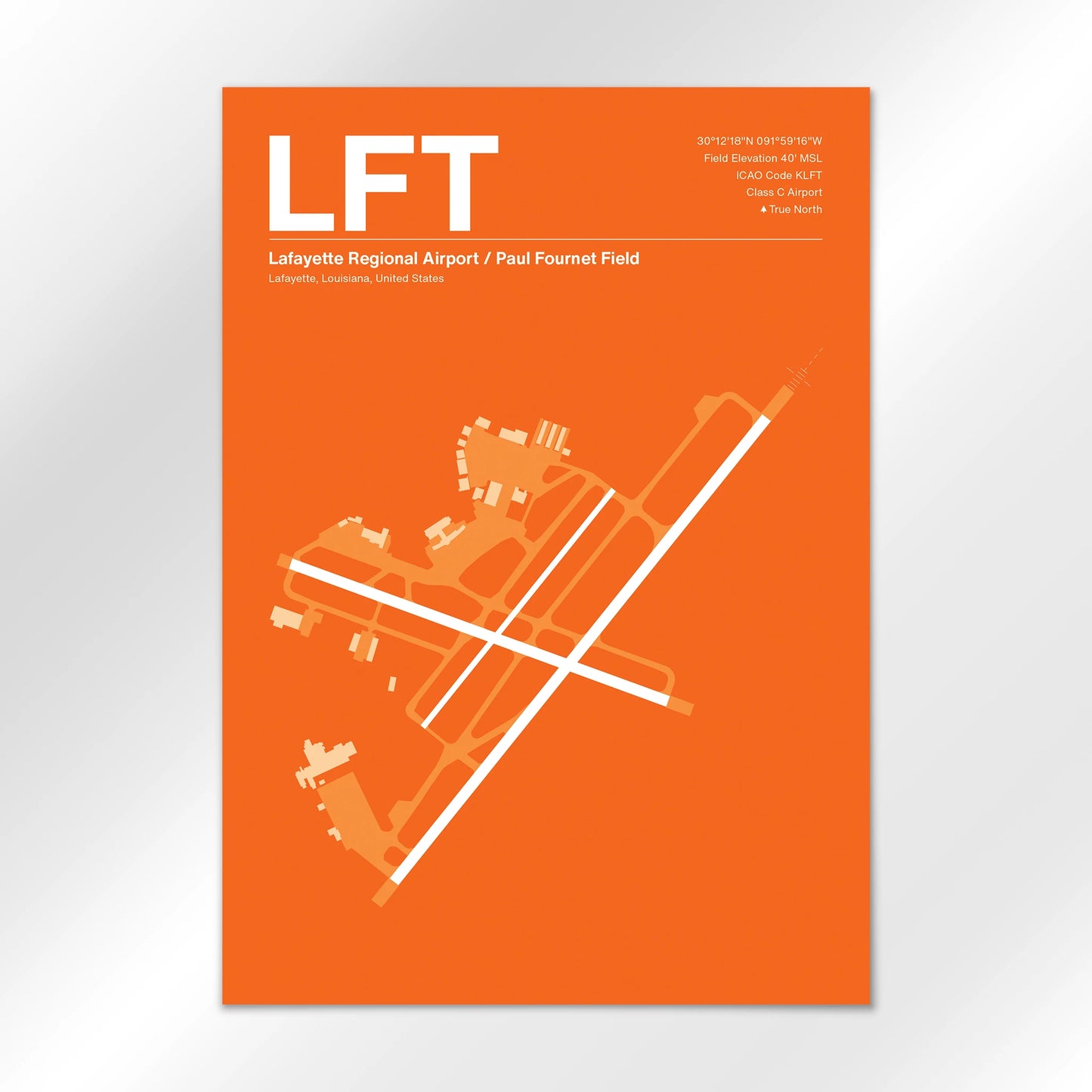 LFT Airport Diagram