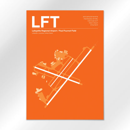 LFT Airport Diagram