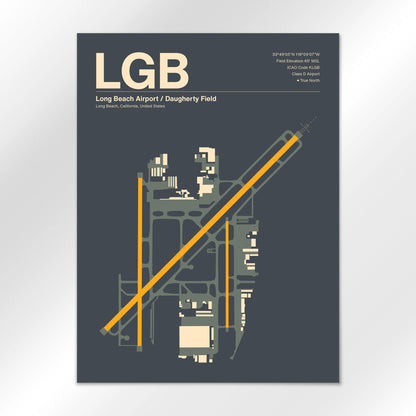 LGB Airport Diagram