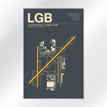 LGB Airport Diagram