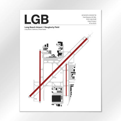 LGB Airport Diagram