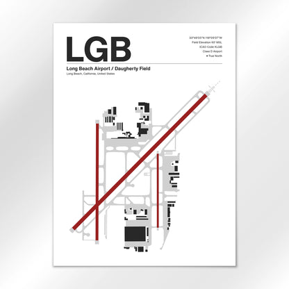 LGB Airport Diagram