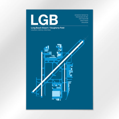 LGB Airport Diagram