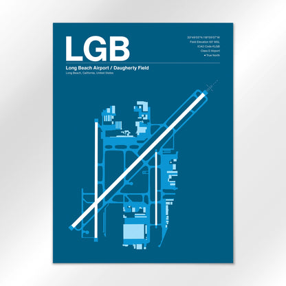 LGB Airport Diagram