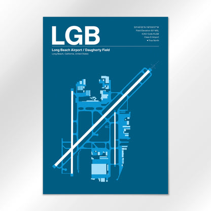 LGB Airport Diagram