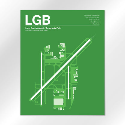 LGB Airport Diagram