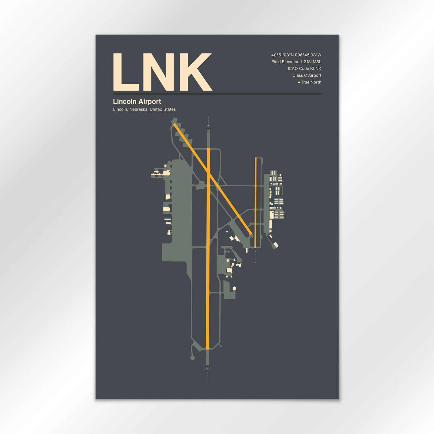LNK Airport Diagram