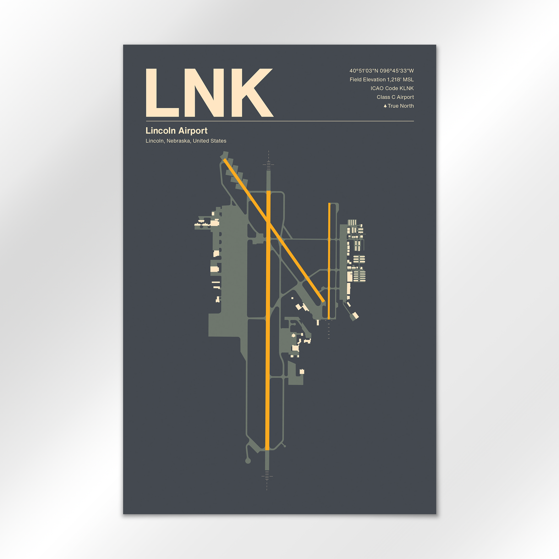 LNK Airport Diagram